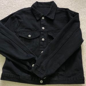Black Jean Jacket! From Brandy Melville